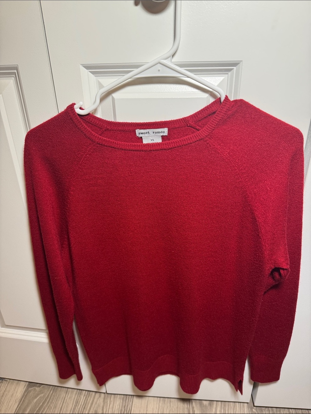 Sweet Romeo Crimson Crewneck Sweater